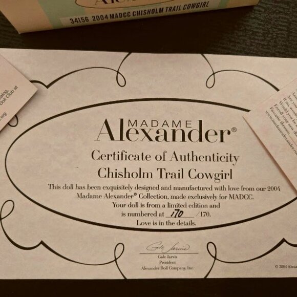 Madame Alexander “BILLY BOBS BRONCO RIDER” 2004 MADCC Fort Worth #33905 LE - Picture 5 of 10
